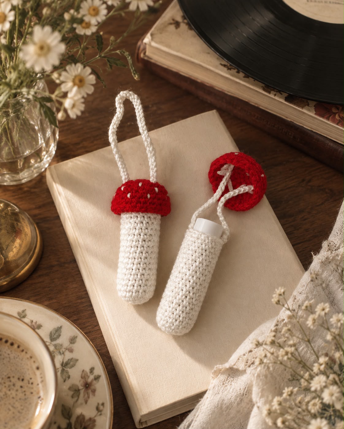 Mushroom Lip Balm Holder