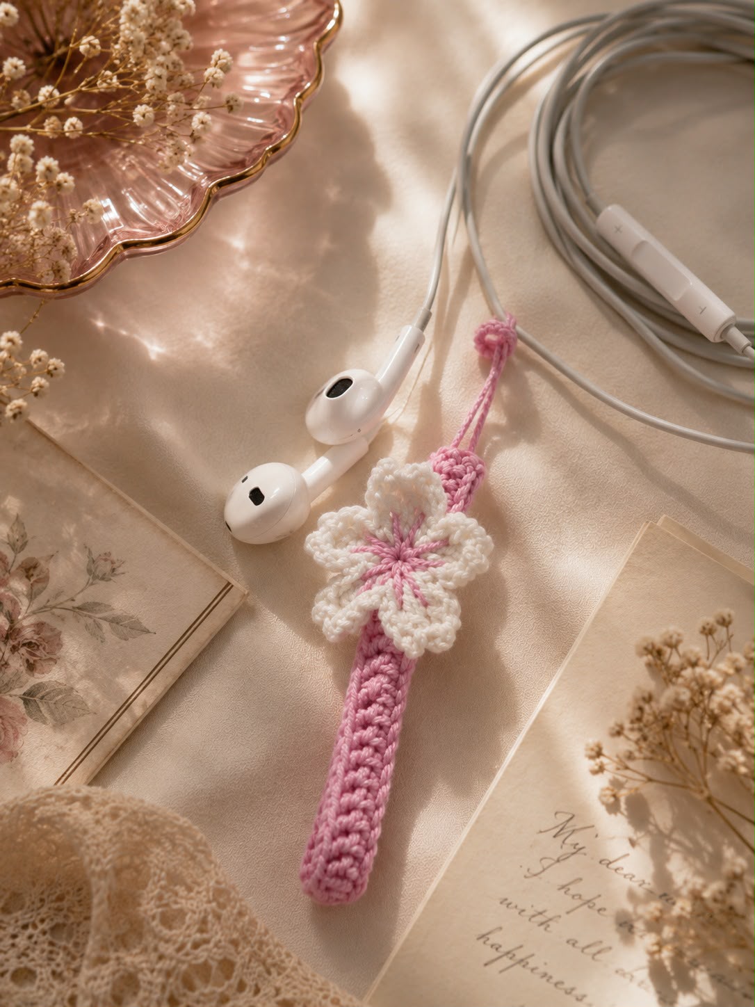 Cherry Blossom Phone Charm